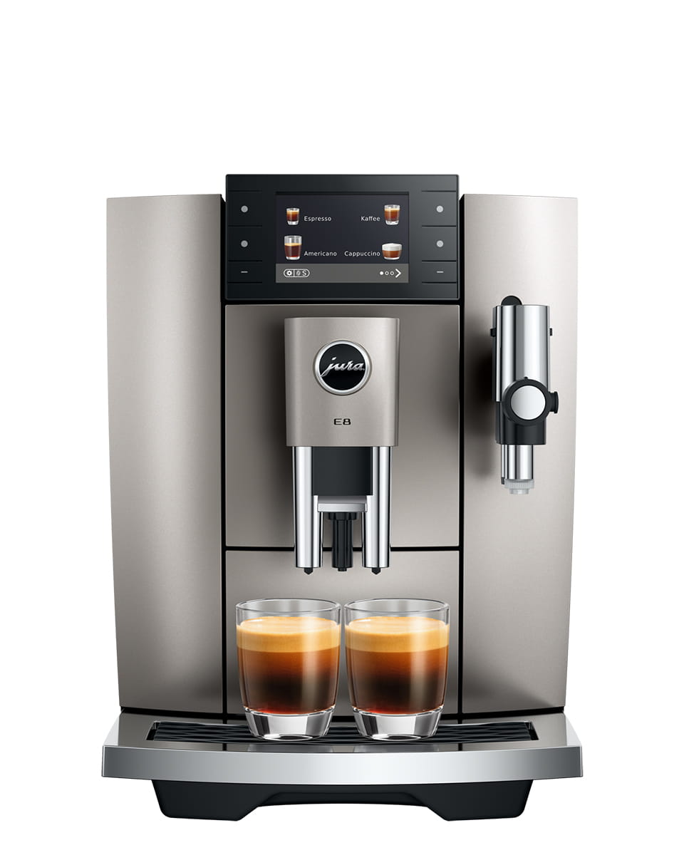Expresso Broyeur JURA E8 Midnight Silver (ED) – 1,9 L, 15 Bars, 1450 W - vue 1