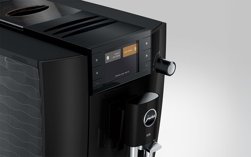 JURA E6 Farbdisplay und Bedienung