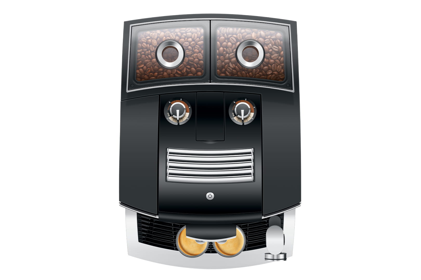 JURA J8 twin | To kaffekverner for maksimal kaffevariasjon - JURA
