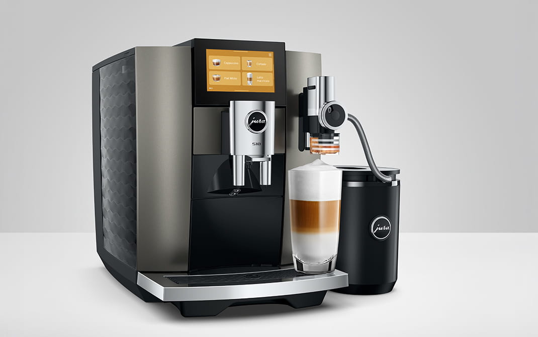 Jura S10 Dark Inox - melksysteem