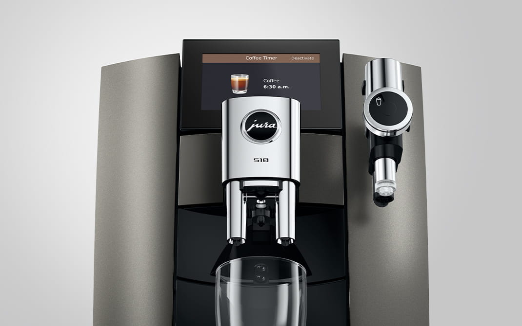 Jura S10 Dark Inox - bediening