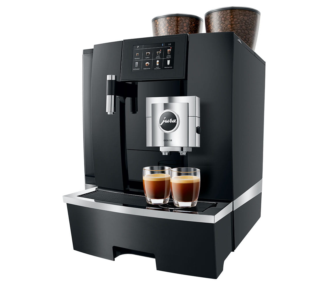 JURA GIGA X8 G2 Aluminium Black professional coffee machine