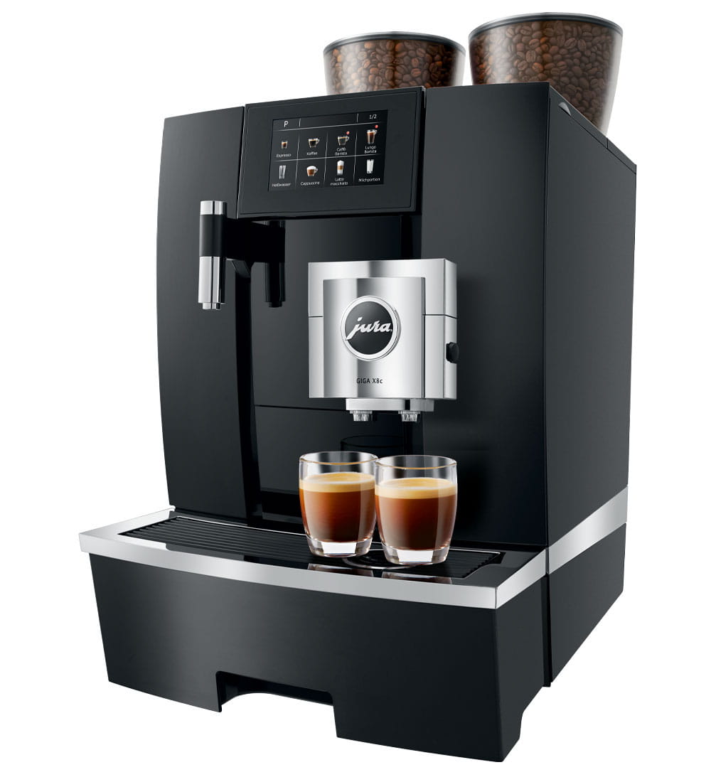 JURA GIGA X8c G2 Aluminium Black professional coffee machine