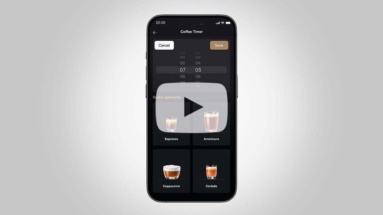 Réglage du Coffee Timer